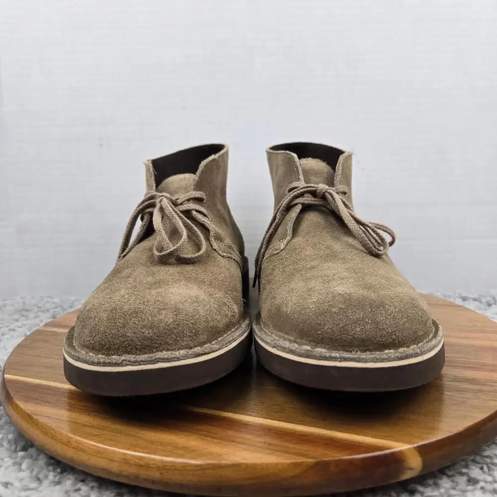 Clarks Men 10M Bushacre 2 Brown Suede Casual Daily Lifestyle Desert Chukka Boot